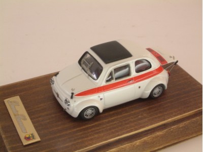 Fiat 500 Abarth 695 ss Bianco Assetto Corsa 1966 - Special Built 1:43